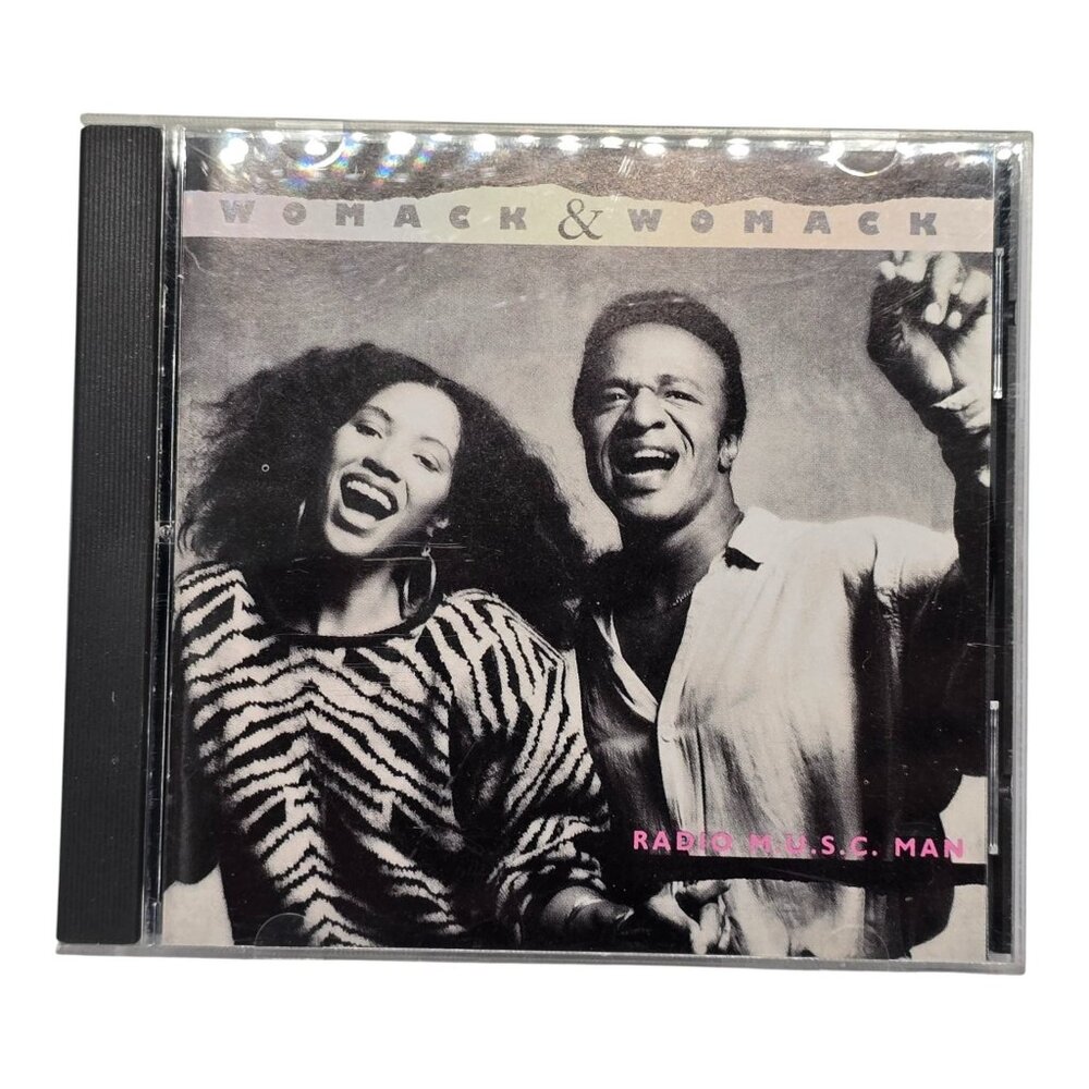 Womack & Womack Radio M.U.S.C. Man CD Album‎ 1985 Elektra R&B Soul